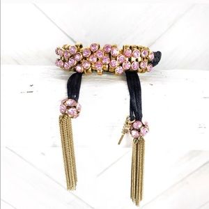 Betsey Johnson Pink & Gold Fashion Bracelet